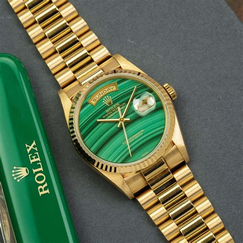 rolex 18238 malachite|rolex dial.